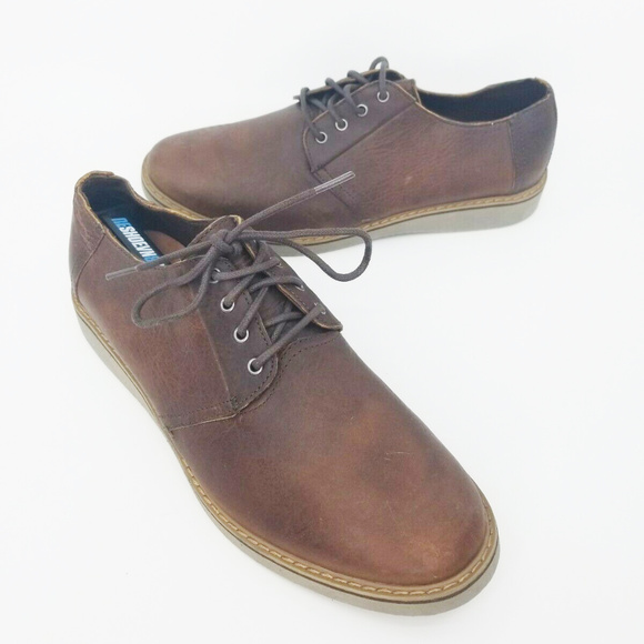 Toms Other - Toms Mens Preston Peanut Brown Leather Lace Up